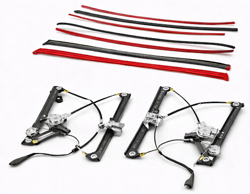 Уплотнители стекла, стеклоподъемники и компоненты