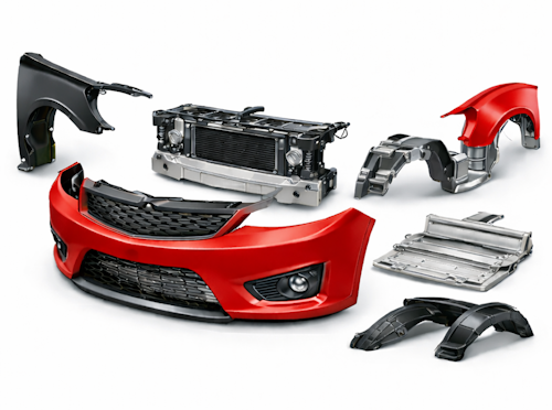 Передние панели кузова и компоненты