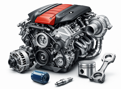 Двигатель и компоненты