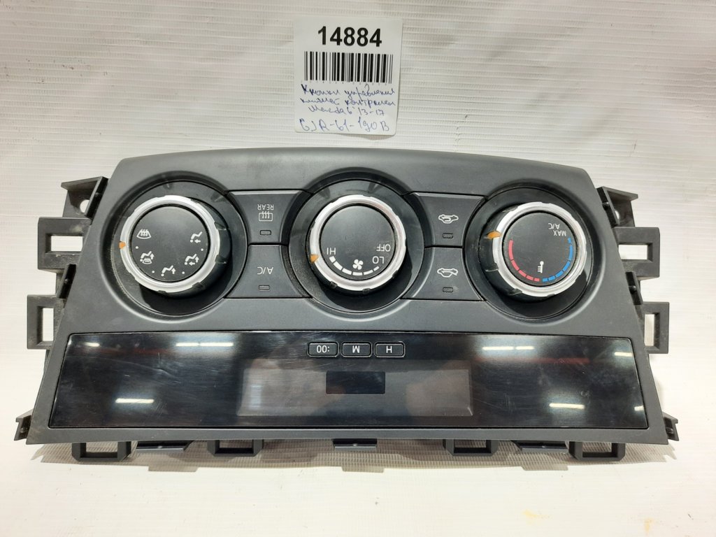 6. Кнопки керування клімат контролем Mazda 6 2013-2017 GJR961190B Mazda 6