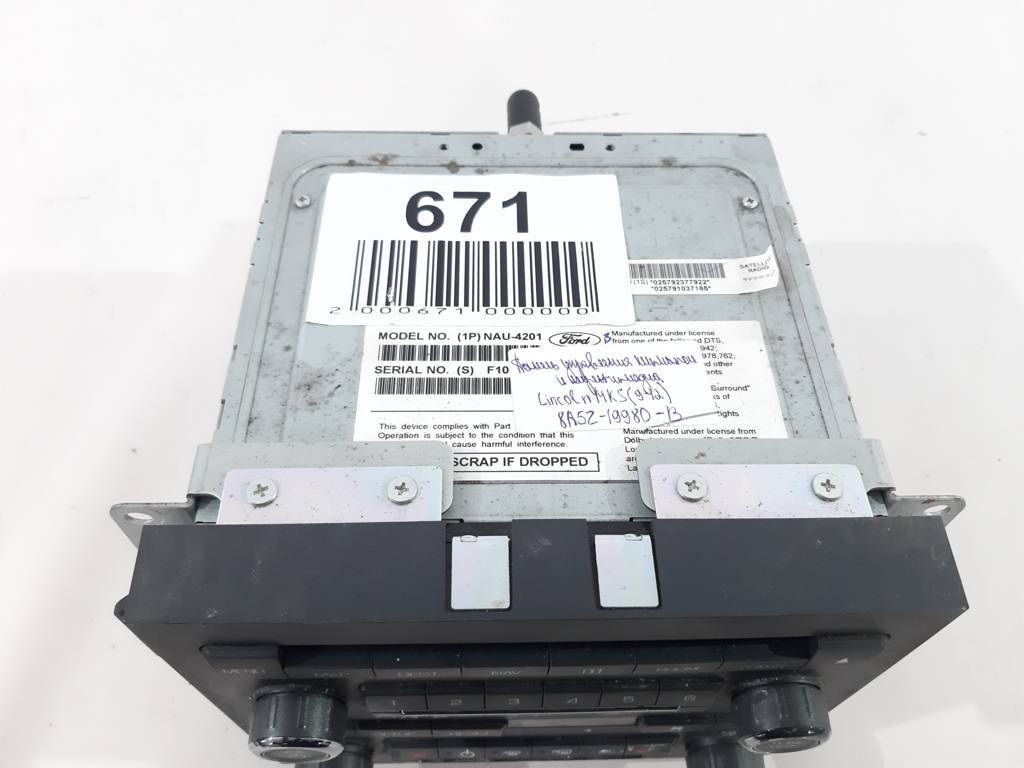 Mks Панель управління кліматом та мультимедіа Lincoln MKS 2009-2012 8A5Z19980B Lincoln MKS 4