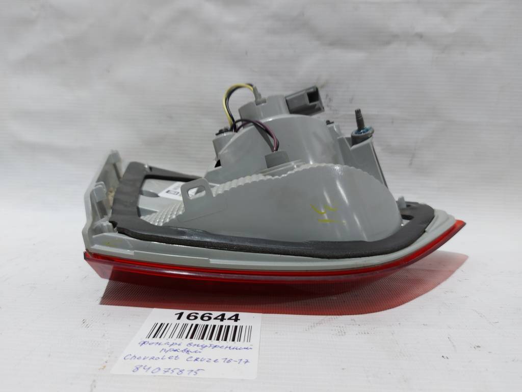 Cruze Ліхтар внутрішній правий Chevrolet Cruze 2016-2017 84075815 Chevrolet Cruze 7 Cruze Ліхтар внутрішній правий Chevrolet Cruze 2016-2017 84075815 Chevrolet Cruze 7