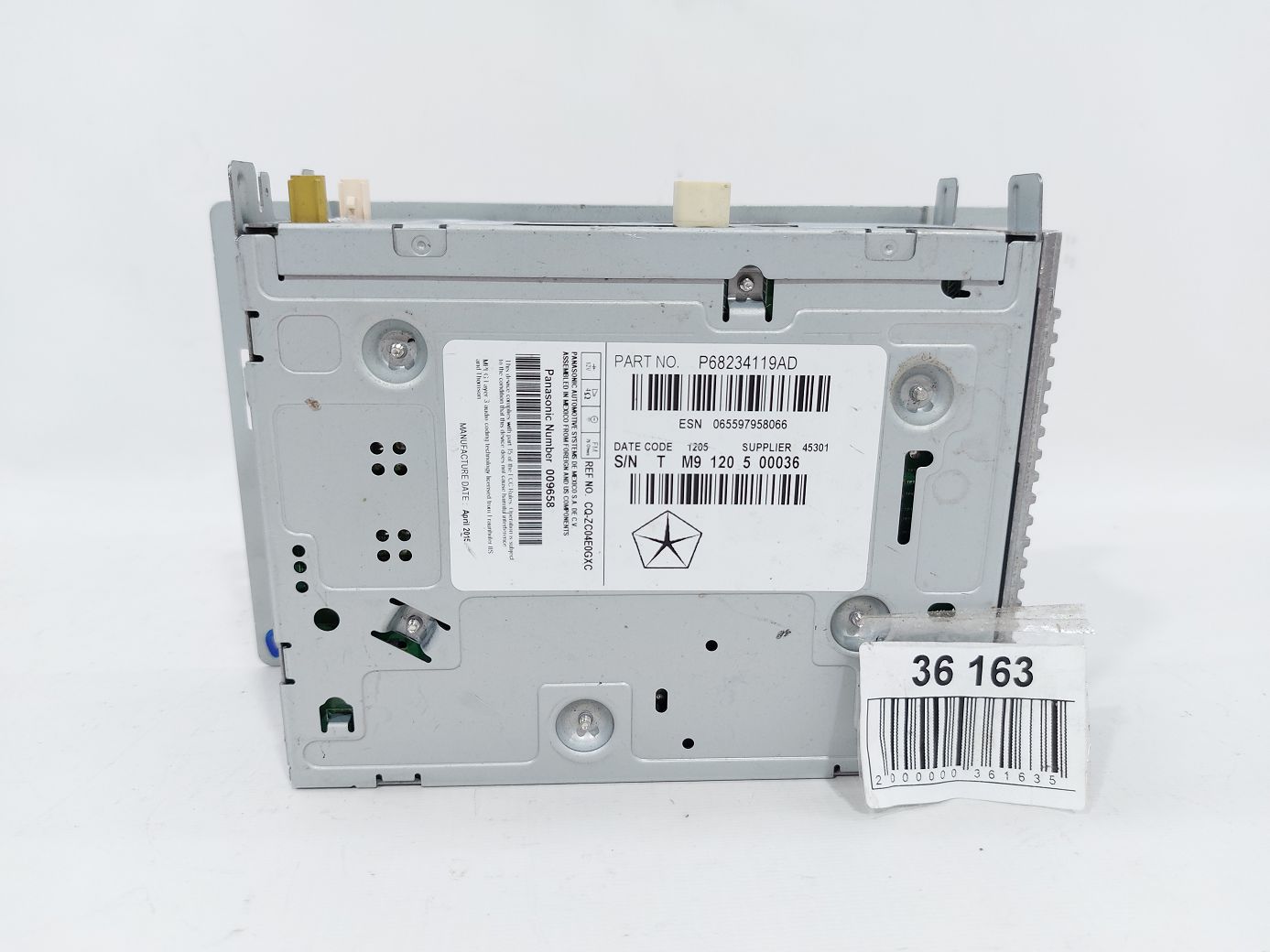 Dart. Магнітола Dodge Dart 2015 68308986ZA Dodge Dart