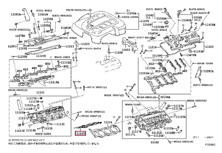 Прокладки гбц. Прокладка ГБЦ TOYOTA 1111531041