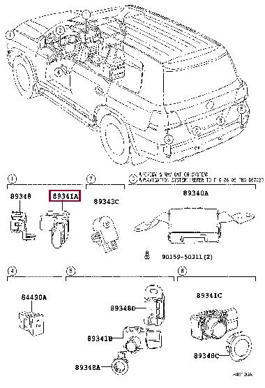 Датчики парковки (парктроник). Датчик паркування TOYOTA 8934133160C0 Датчики парковки (парктроник). Датчик паркування TOYOTA 8934133160C0