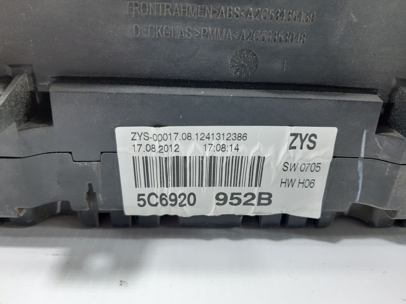 Jetta sedan Спидометр Volkswagen Jetta sedan 2012-2013 5C6920952B Volkswagen Jetta sedan 6