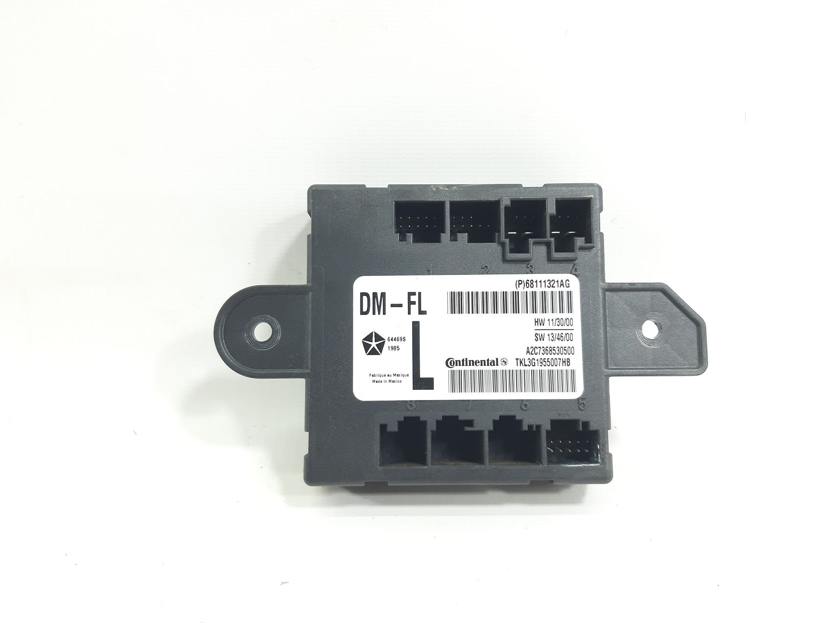 200. Блок керування дверей передньої лівої Chrysler 200 2015 68111321AG Chrysler 200