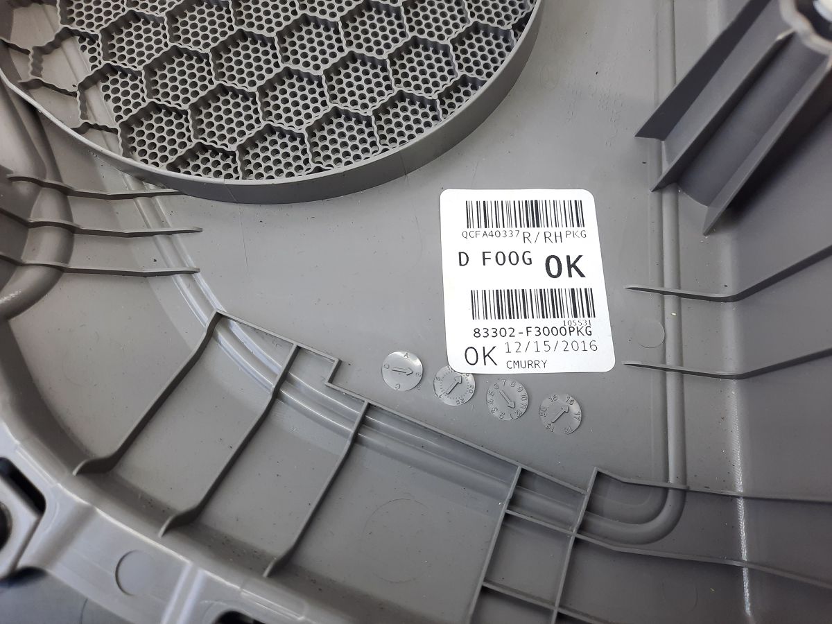 Elantra Карта двери задней правой Hyundai Elantra 2017-2018 83306F2000PKG Hyundai Elantra 6