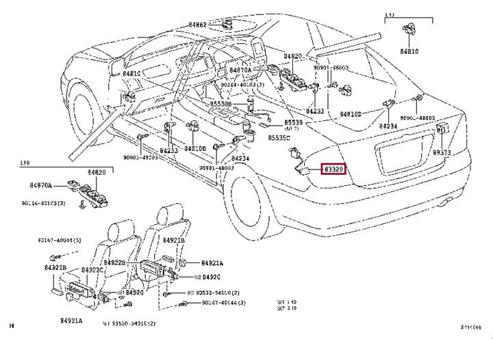 Датчик уровня топлива. Датчик рівня палива TOYOTA 8332033070