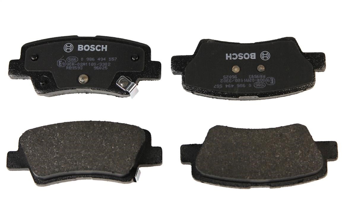 Дисковые. Гальмівні колодки дискові, комплект BOSCH 0986494557