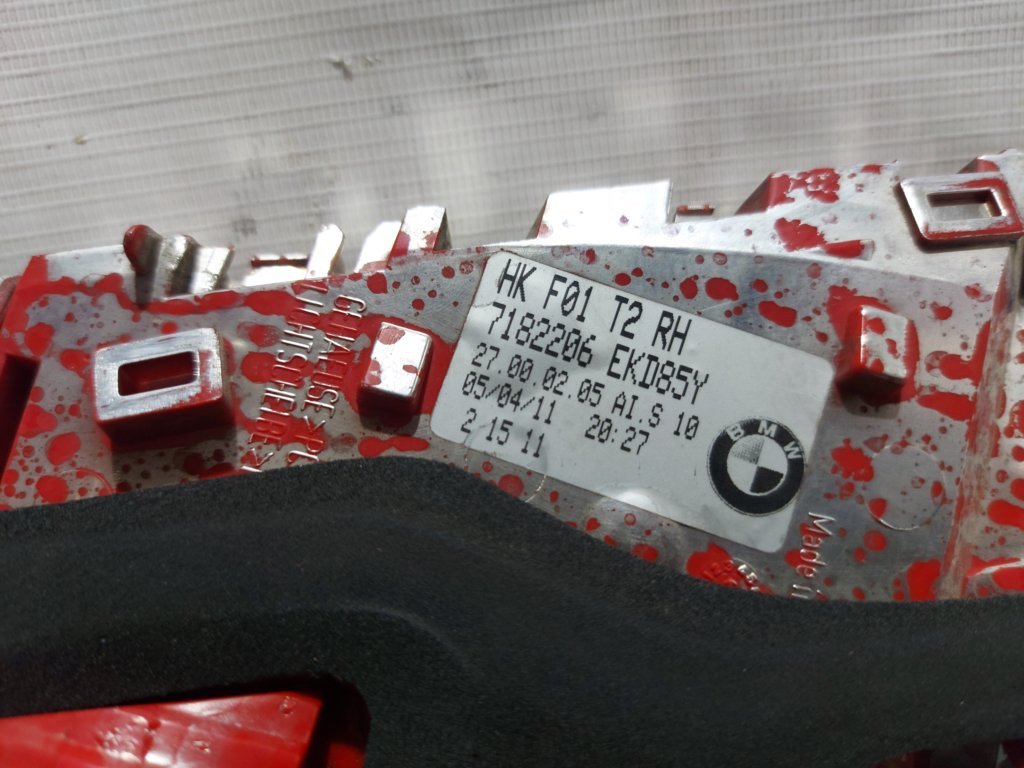 7 series Ліхтар кришки багажника правий BMW 7 2012 63217182206 BMW 7 5