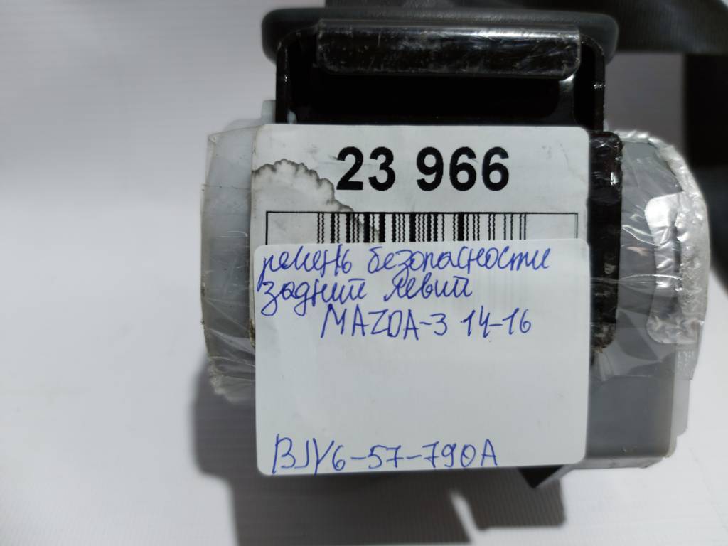 3 Ремінь безпеки задній лівий Mazda 3 2014-2016 BJY657790A Mazda 3 3