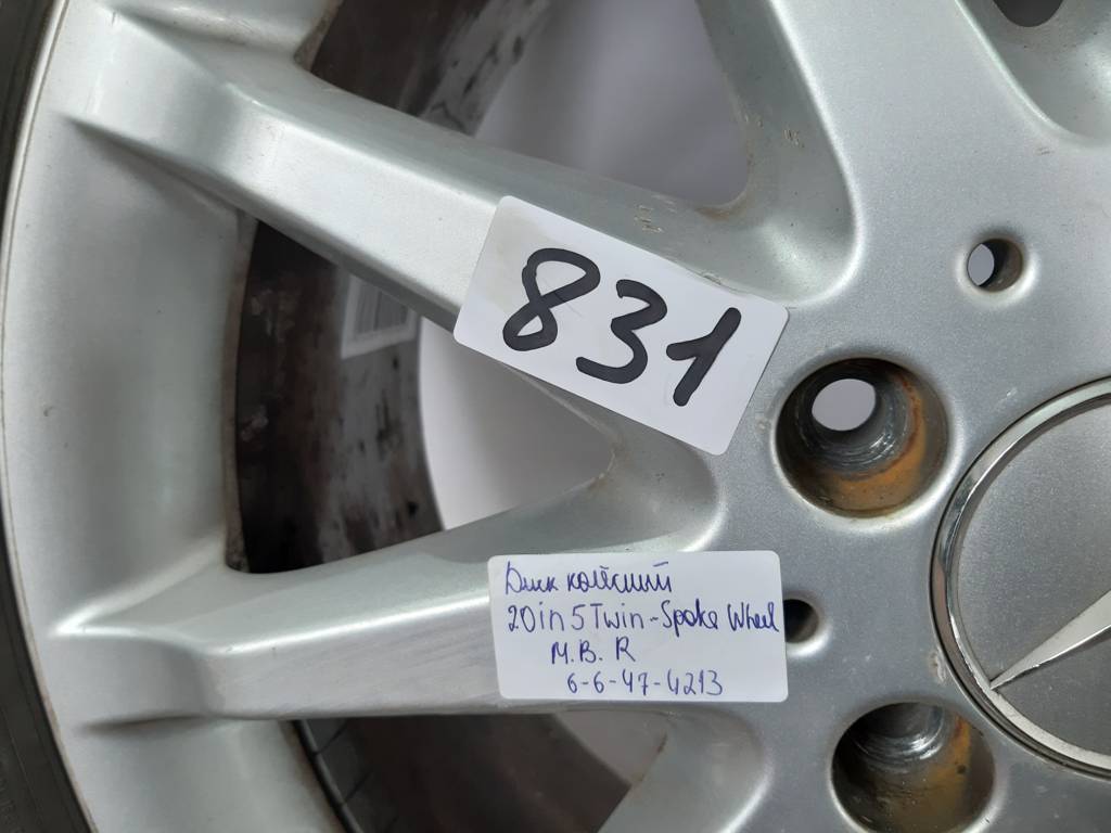 R-class Колісний диск R18 5-Twin-Spoke Wheel Mercedes-Benz R Class 2010 А2514011102 MERCEDES-BENZ Mercedes-Benz R Class 4