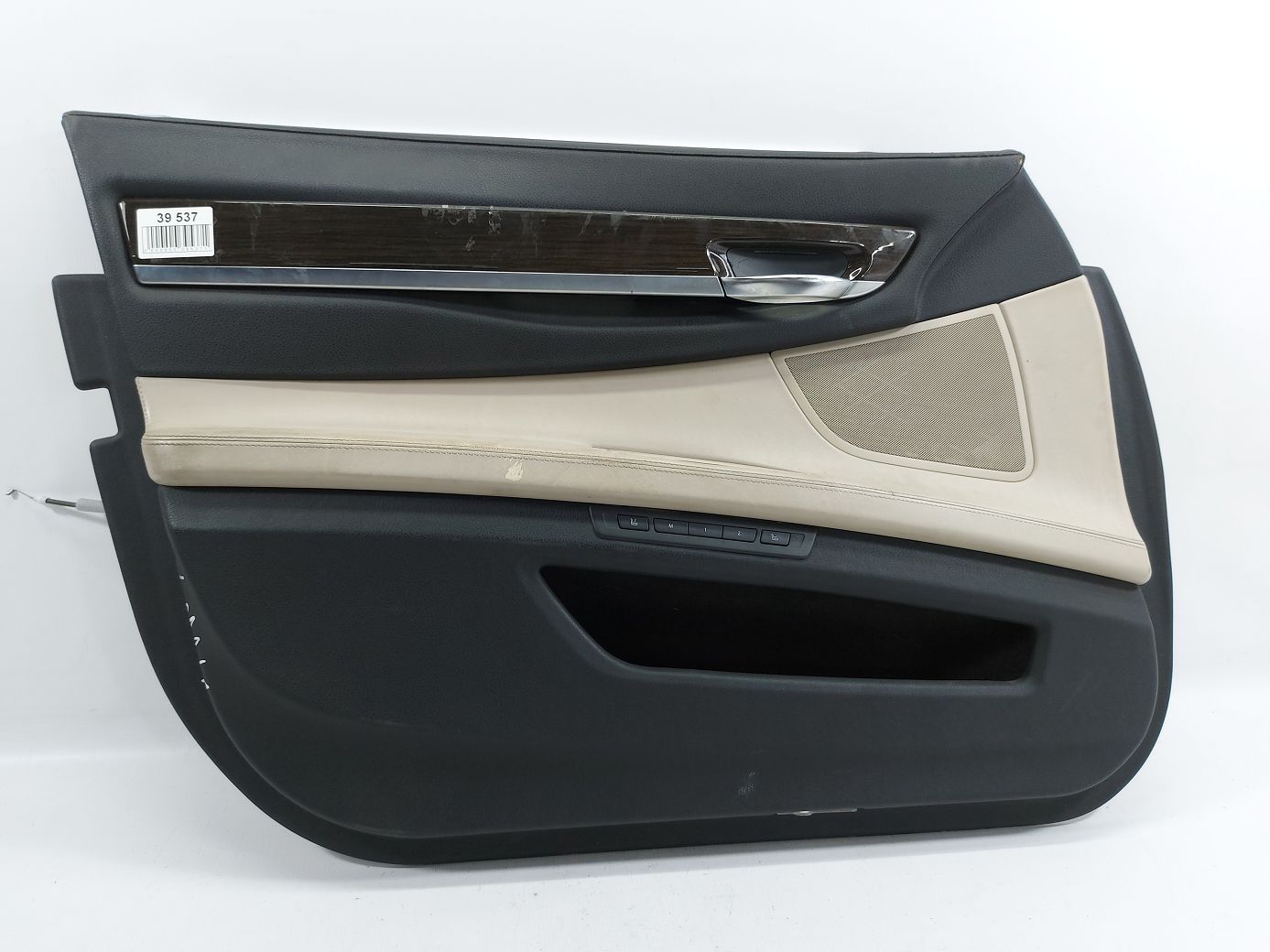 7 series. Карта двери передней левой (черная с беж.кожей) BMW 7 2012 51419160875 BMW 7