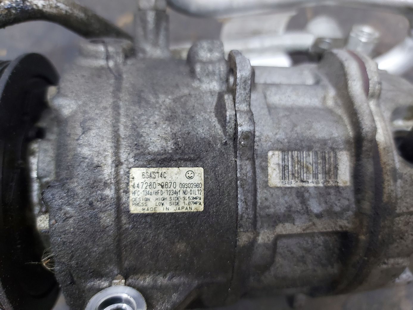 Ats Компрессор кондиционера Cadillac ATS 2016 86801131 Cadillac ATS 6