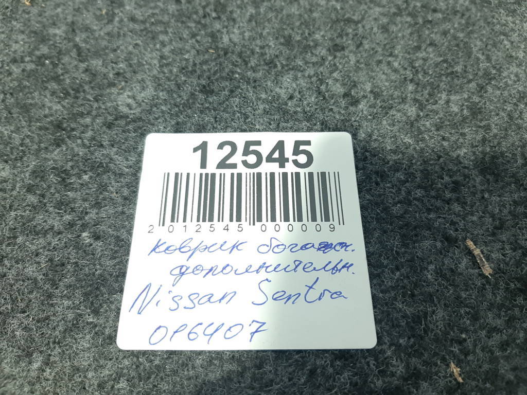 Sentra Ковровое покрытие багажного отделения дополнительный Nissan Sentra 2013-2019 999E3LZ000 Nissan Sentra 6