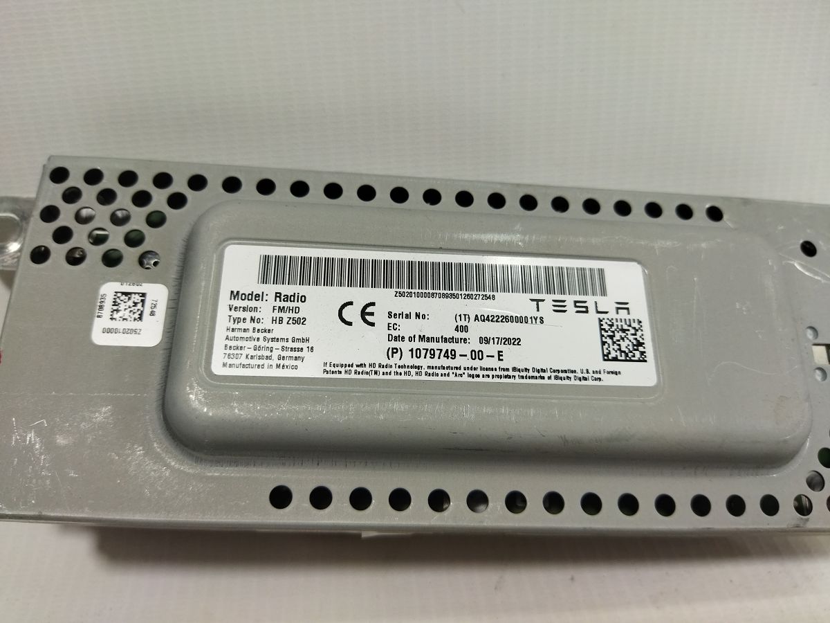 Model 3 Тюнер Tesla Model 3 2020-2024 107974900E Tesla Model 3 2