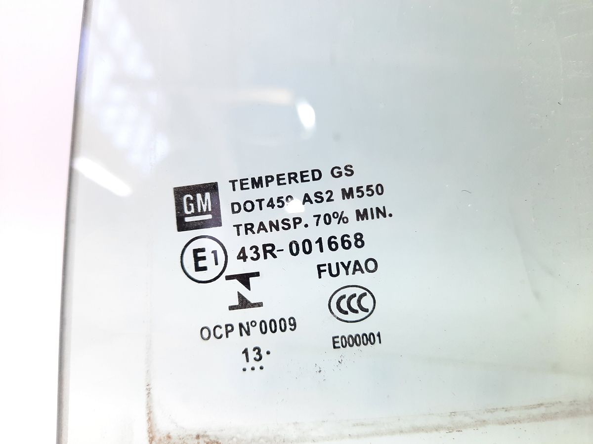 Impala Скло дверей задньої лівої Chevrolet Impala 2006-2016 25799129 Chevrolet Impala 2