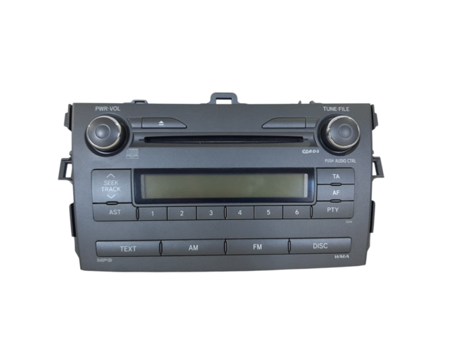 Зашлушки ниши магнитолы. Магнитола Toyota Corolla 2006-2013 8612112180 Toyota Corolla