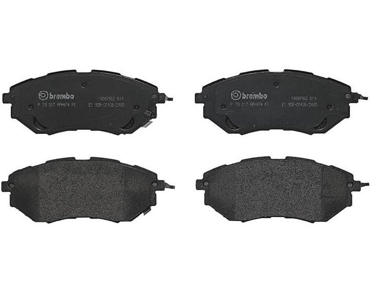 Дисковые. Гальмівні колодки дискові, комплект BREMBO P78017