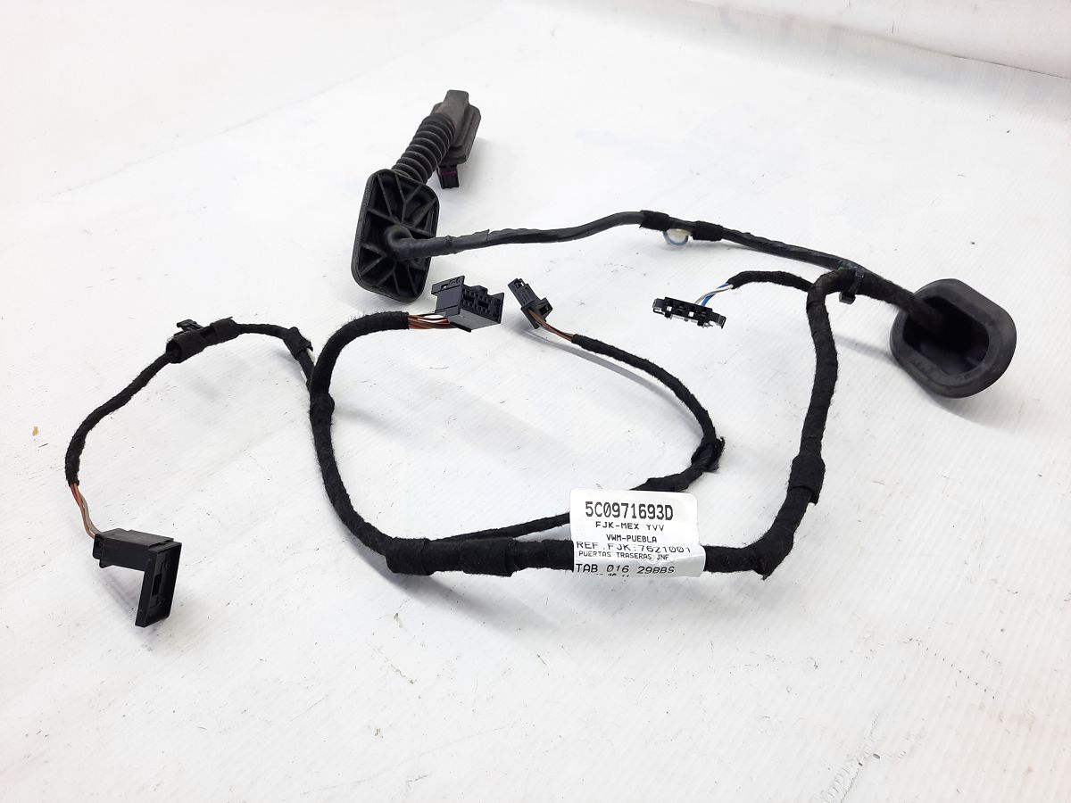 Jetta Проводка дверей задньої лівої Volkswagen Jetta 2011-2018 5C0971693D Volkswagen Jetta 2