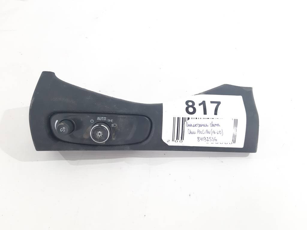 Malibu Вимикач світла Chevrolet Malibu 2016-2021 84192536 Chevrolet Malibu 12