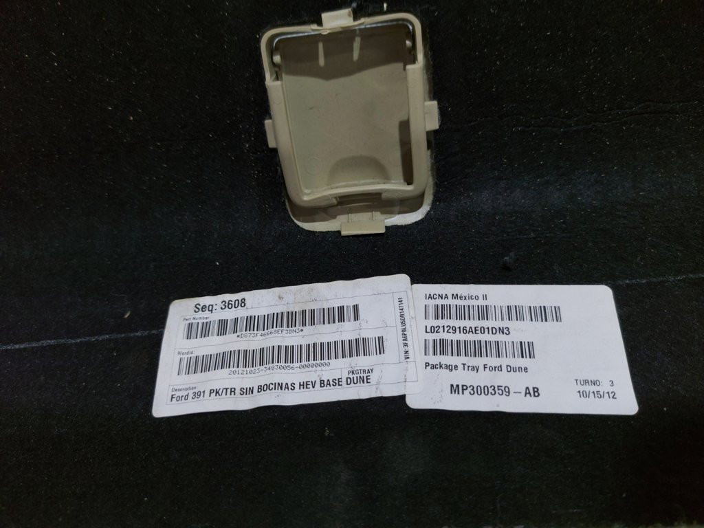 Fusion Полка под стекло заднее Ford Fusion 2013-2016 DS7Z5446668AB Ford Fusion 19