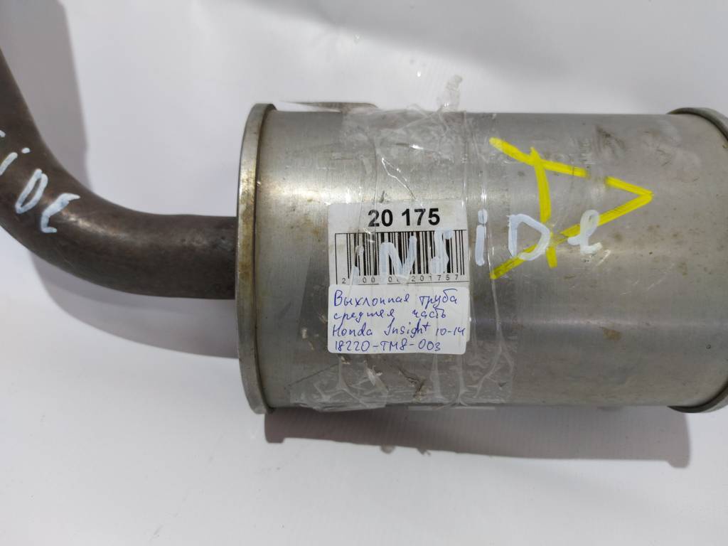 Insight Вихлопна труба середня частина Honda Insight 2010-2014 18220TM8003 Honda Insight 10
