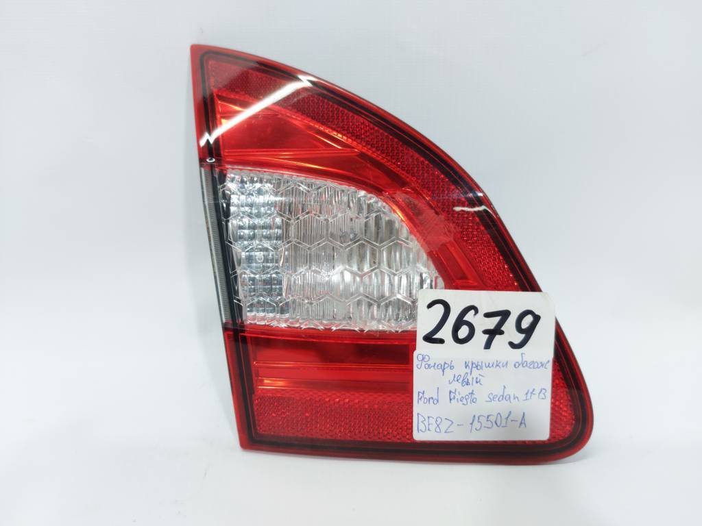 Fiesta sedan. Фонарь крышки багажника левый Ford Fiesta sedan 2011-2013 BE8Z15501A Ford Fiesta sedan