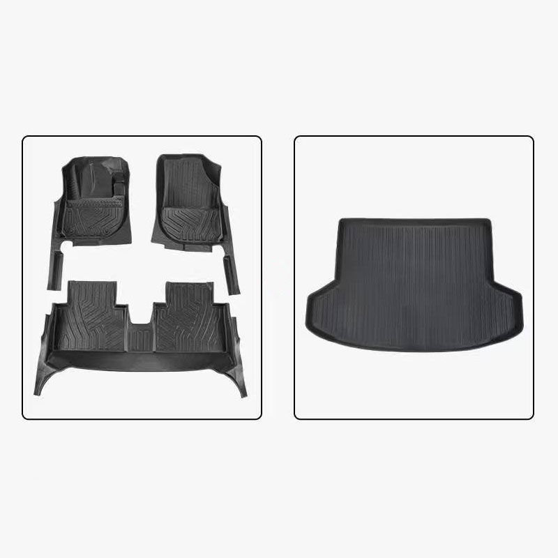 Килимки багажника. Килимки гумові чорні з килимком для багажника Honda Honda MNV