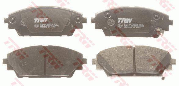 Дисковые. Гальмівні колодки дискові TRW COTEC, комплект TRW GDB3592 Дисковые. Гальмівні колодки дискові TRW COTEC, комплект TRW GDB3592