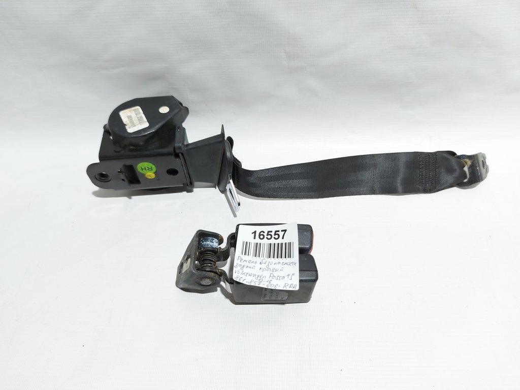 Passat s Ремінь безпеки задній правий Volkswagen Passat S 2012-2019 561857806RAA Volkswagen Passat S 9