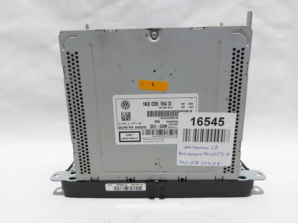 Passat s Магнитола CD Volkswagen Passat S 2012-2018 1K0035274EX Volkswagen Passat S 7
