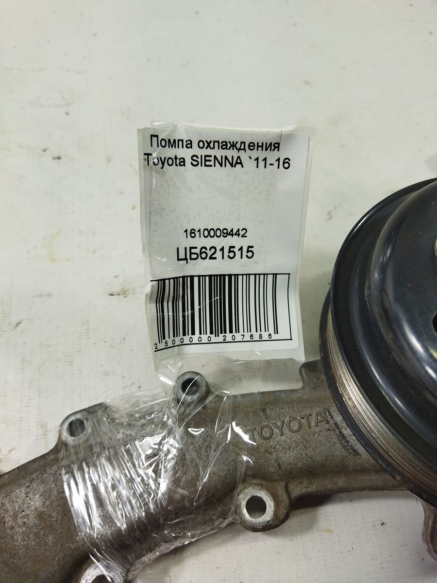 Sienna Помпа охолодження Toyota SIENNA 2011-2016 1610009442 Toyota SIENNA 6 Sienna Помпа охолодження Toyota SIENNA 2011-2016 1610009442 Toyota SIENNA 6
