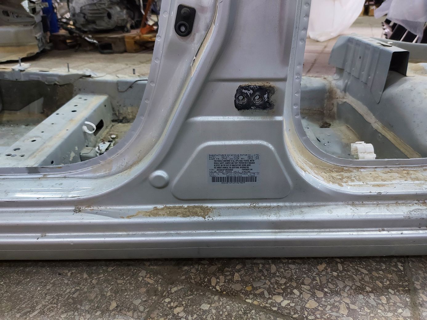 Sentra Стойка центральная с порогом левая (металл) Nissan Sentra 2013-2019 G65719AMMA Nissan Sentra 3