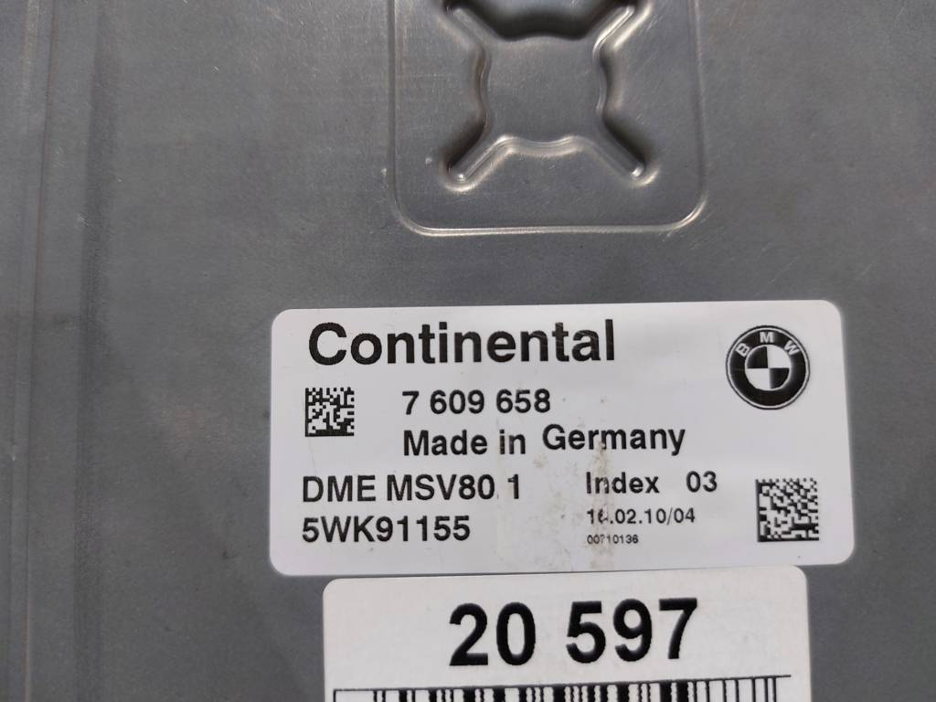 X3 Блок керування двигуном BMW X3 2009-2011 12147602216 BMW X3 2 X3 Блок керування двигуном BMW X3 2009-2011 12147602216 BMW X3 2