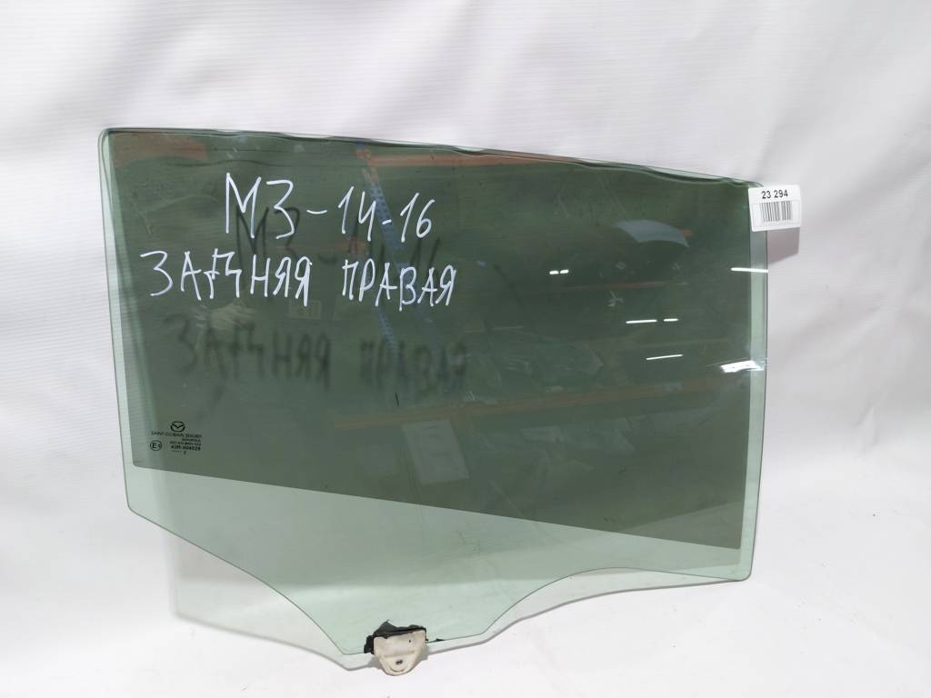 3 Скло дверей задньої правої Mazda 3 2014-2018 BHN172510A Mazda 3 5