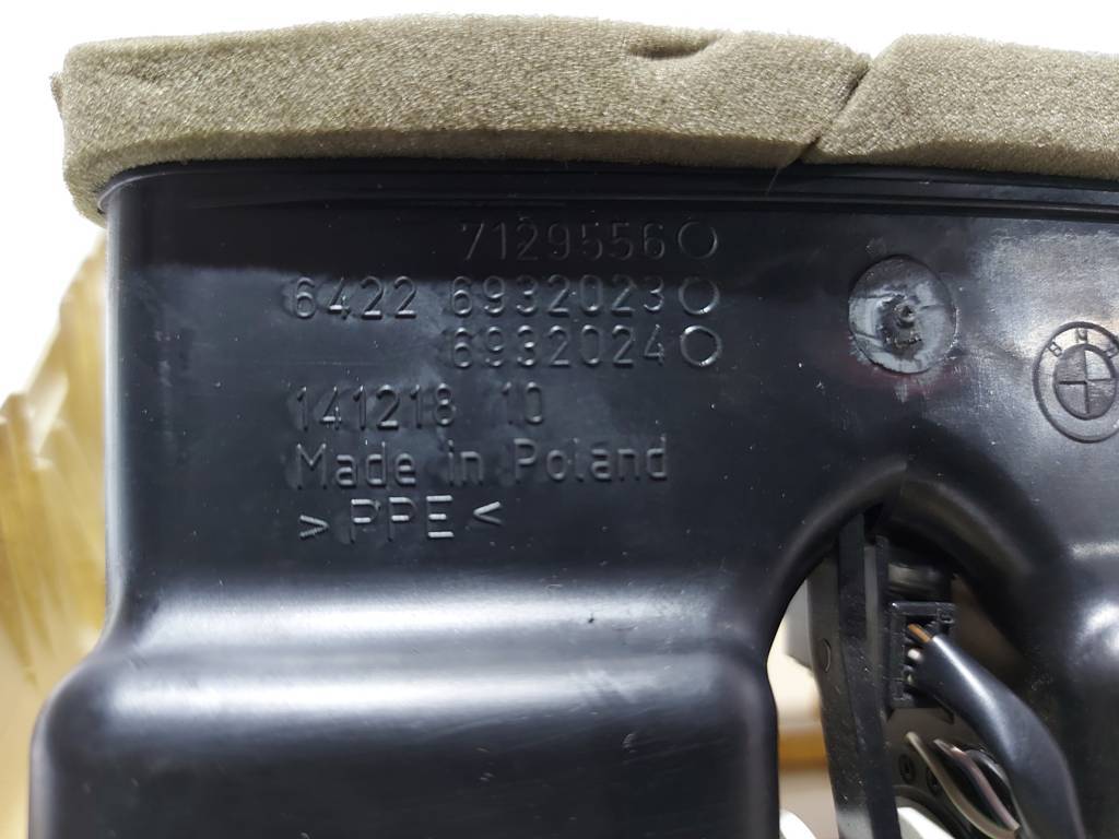 328i xdrive Повітропровід центральної панелі задніх пасажирів BMW 328i xDrive 2006-2012 64227210639 BMW 328i xDrive 5