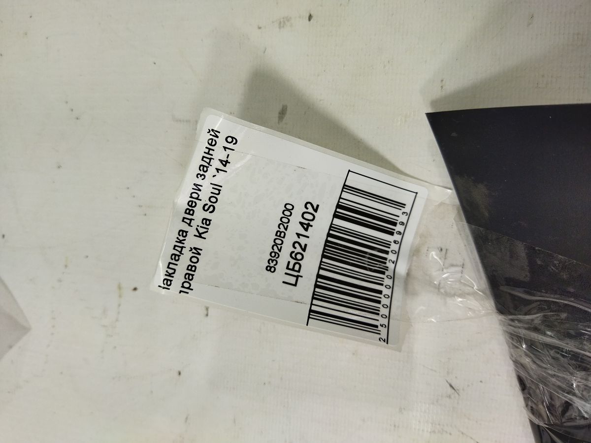 Soul Накладка дверей задньої правої Kia Soul 2014-2019 83920B2000 Kia Soul 3