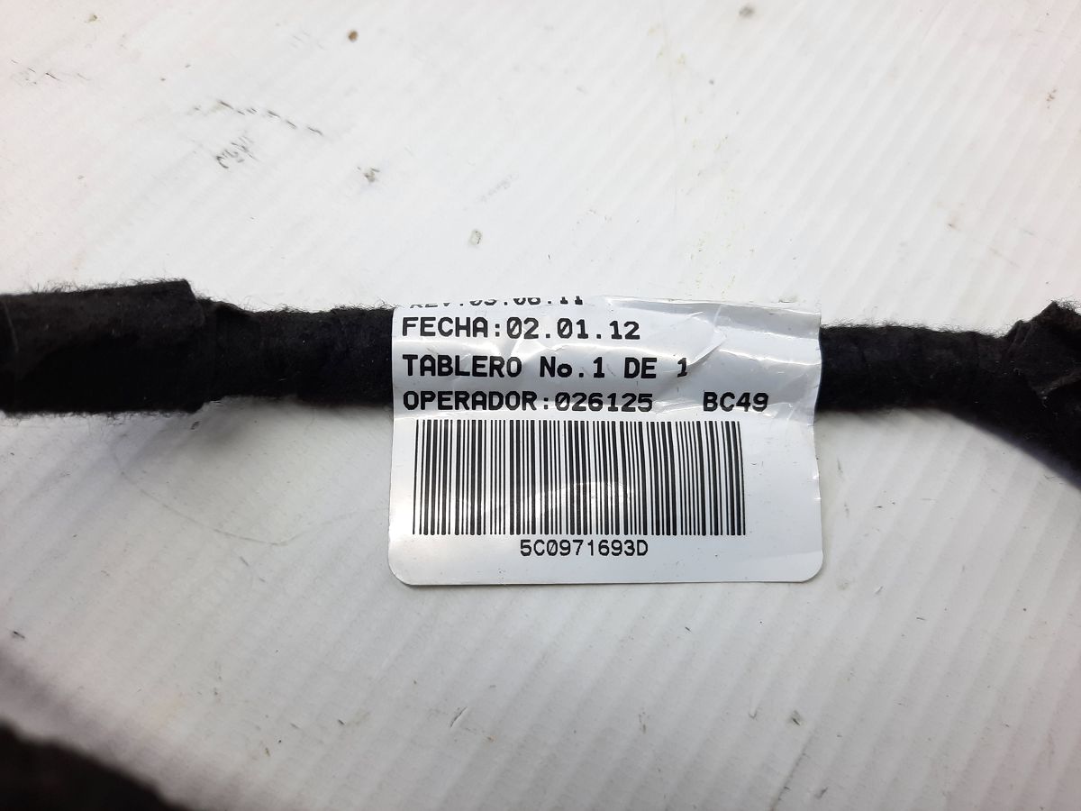 Jetta Проводка двери задней левой Volkswagen Jetta 2011-2018 5C0971693D Volkswagen Jetta 5