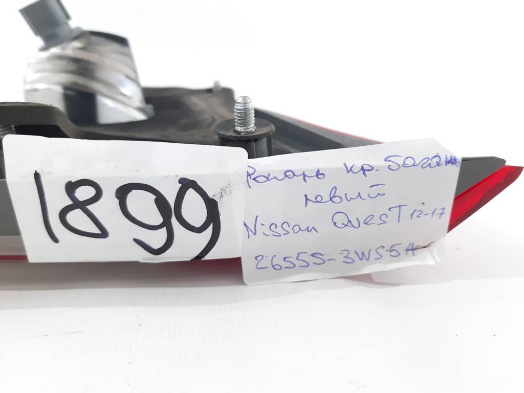 Quest Ліхтар кришки багажника лівий Nissan Quest 2012-2017 265553WS5A Nissan Quest 4