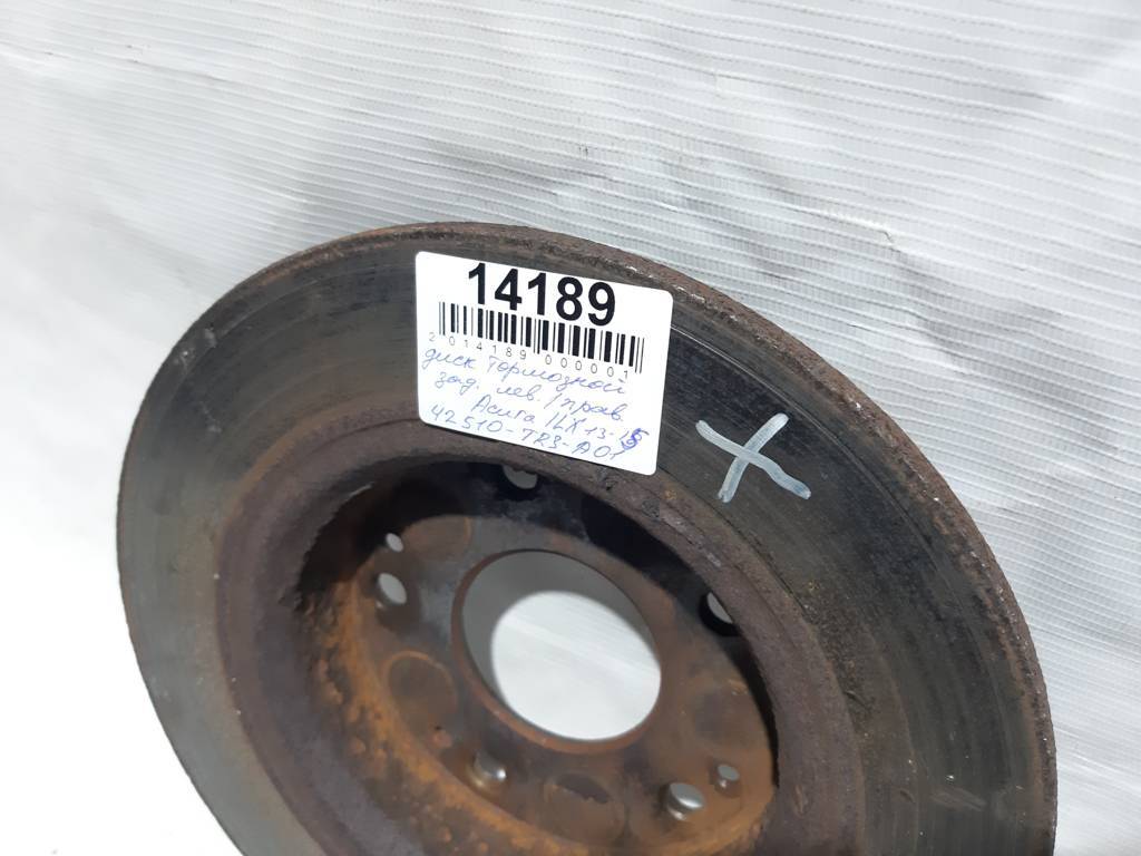 Ilx Диск гальмівний задній лівий/правий Acura ILX 2013-2015 42510TR3A01 Acura ILX 6