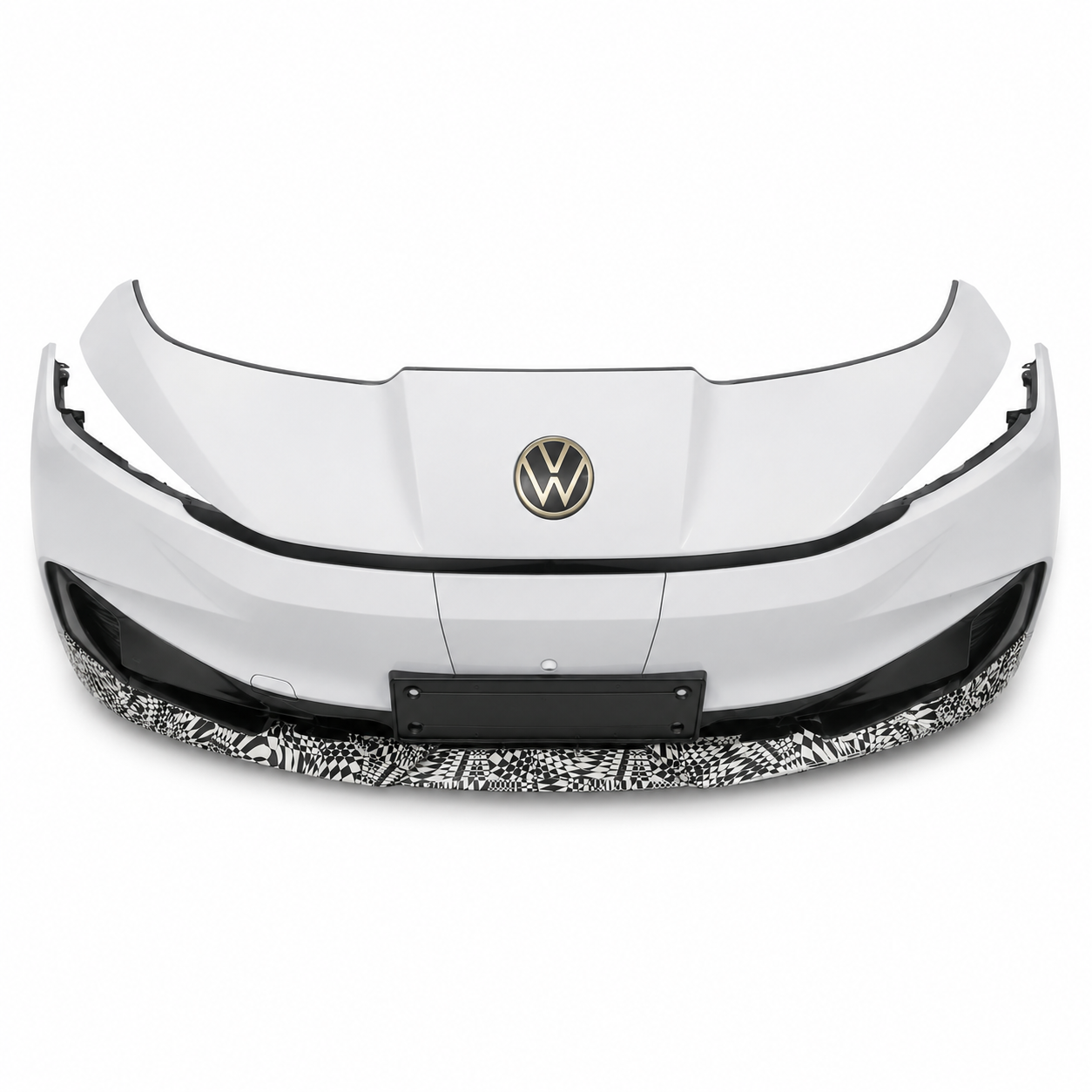 Бампера. Передній бампер Volkswagen ID Unix (2025), білий колір Volkswagen ID Unix