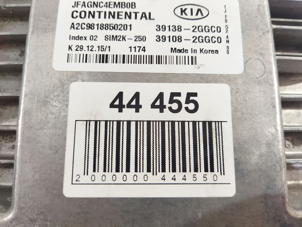 Optima Блок керування двигуном Kia Optima 2016-2020 391082GGC0 Kia Optima 8