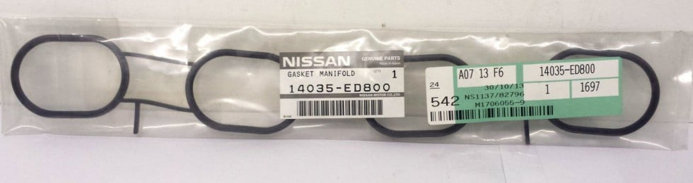 Прокладки впускного коллектора. Прокладка впускного колектора NISSAN 14035ED800