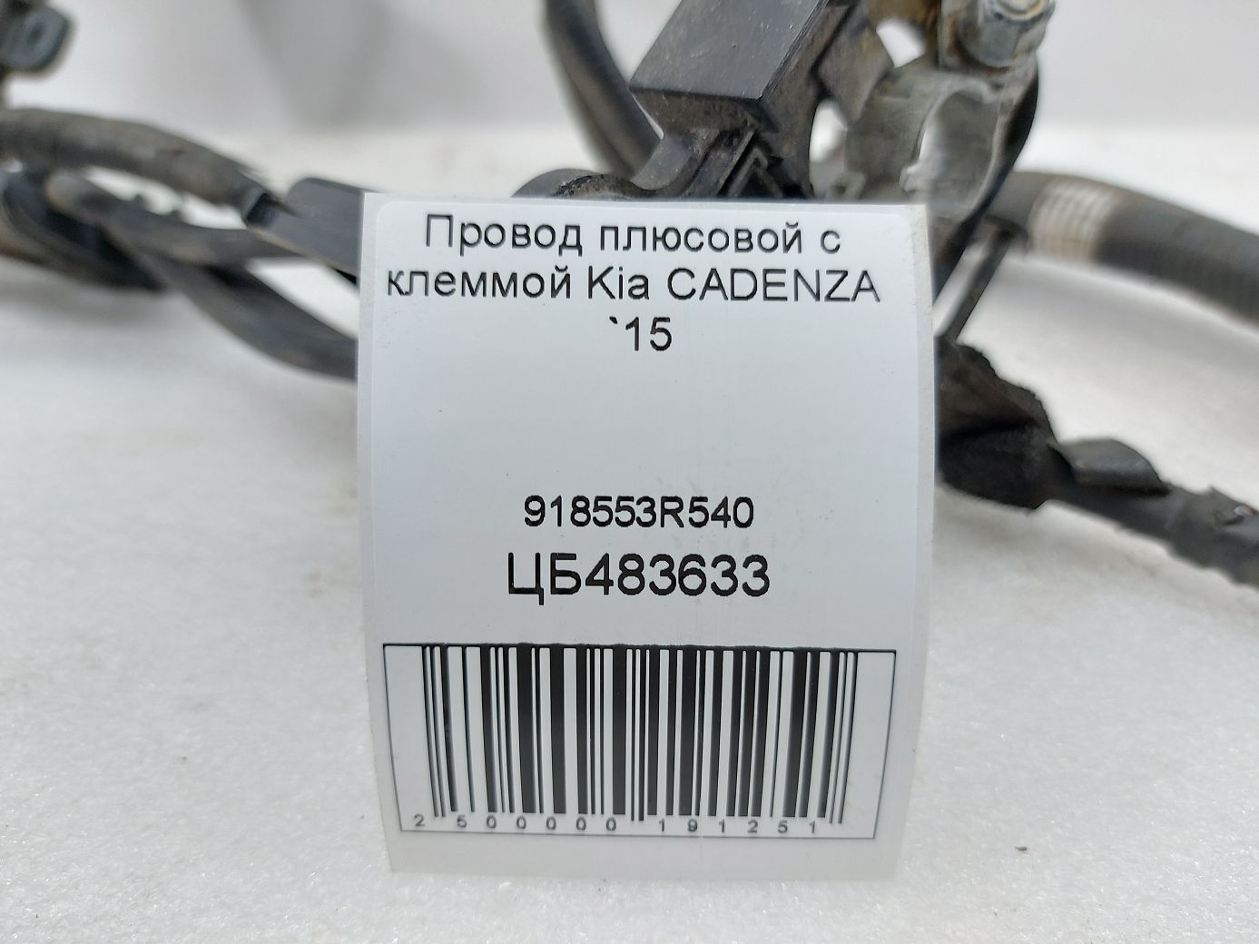 Cadenza Провод плюсовой с клеммой Kia CADENZA 2015 918553R540 Kia CADENZA 5 Cadenza Провод плюсовой с клеммой Kia CADENZA 2015 918553R540 Kia CADENZA 5