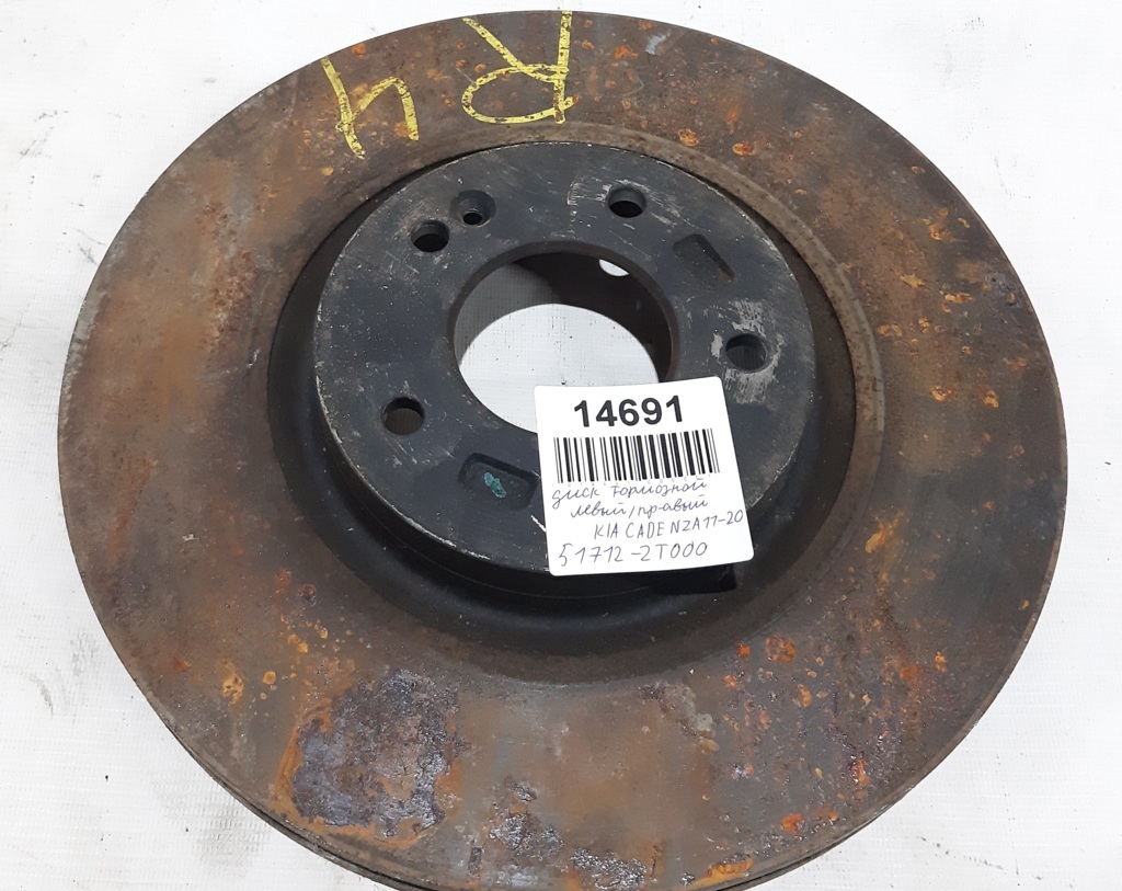 Cadenza Диск гальмівний передній лівий/правий Kia CADENZA 2011-2020 517122T000 Kia CADENZA 4