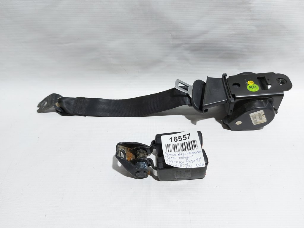 Passat s Ремінь безпеки задній правий Volkswagen Passat S 2012-2019 561857806RAA Volkswagen Passat S 7