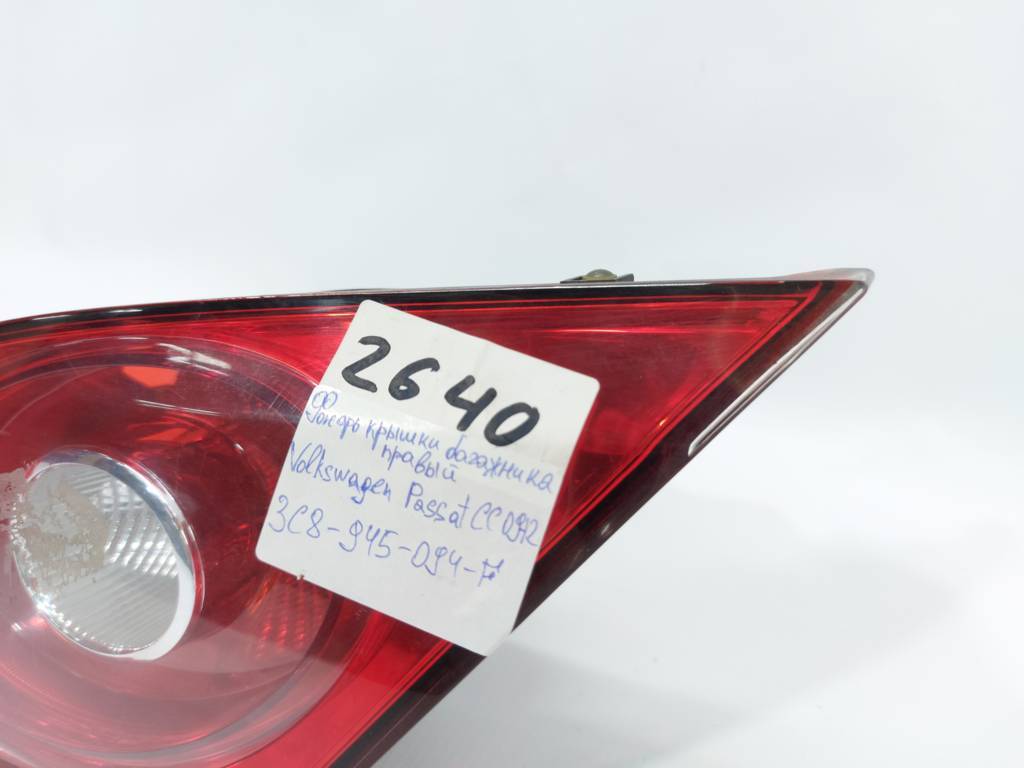 Passat cc Фонарь крышки багажника правый Volkswagen Passat CC 2009-2012 3C8945094F Volkswagen Passat CC 4