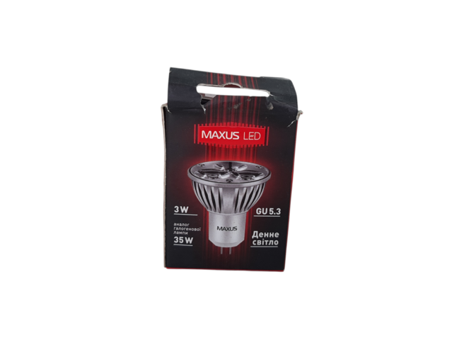Автолампи Світлодіодна лампа Maxus LED (3W GU 5.3) 1-LED-206 3